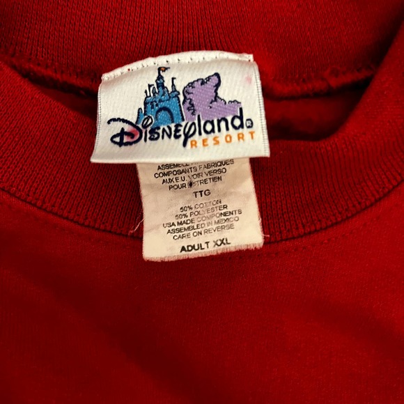 VINTAGE Disneyland Resort Minnie Mouse Crewneck Sweatshirt Disney Parks - Picture 4 of 8